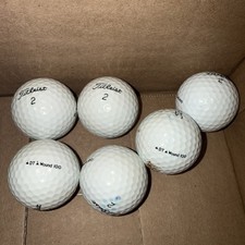 6 Titleist 3 DT 100 Golf Balls