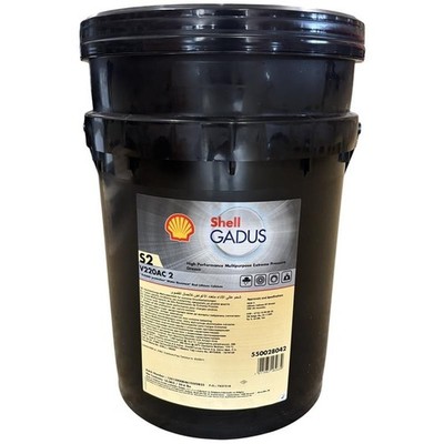 Shell 550028042 Gadus S2 V220AC 2 PS Mehrzweck-Extremdruckfett 18 kg