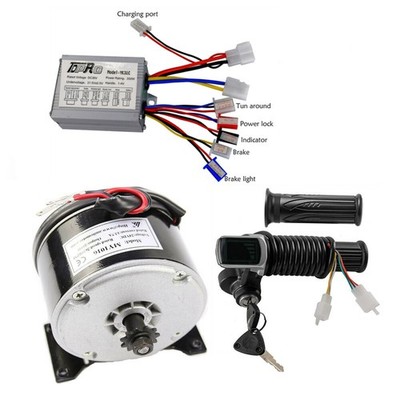 36v 350w Brush Motor Controller Key Throttle for Electric Scooter ATV MX350 E300