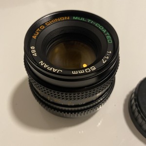 Auto Chinon multi-coated 50mm f/1.7 prime lens PK Pentax K-mount - Near Mint