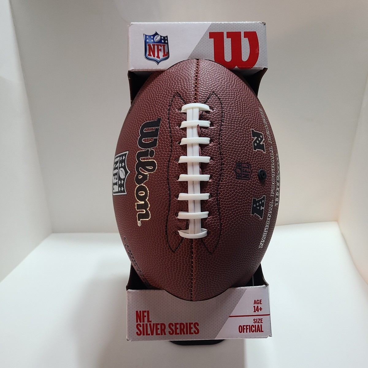 Wilson NFL Silver Series Official Size Football Color Std. Brown A