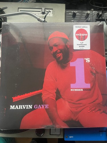 Marvin Gaye NUMBER 1’S Translucent Purple Vinyl LP Limited Edition New - Picture 2 of 3
