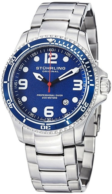 stuhrling mens dive watch