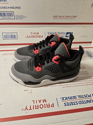 Nike Air Jordan 4 PS 'Infrared'  BQ7669-061 Size 12C **Replacement Box**