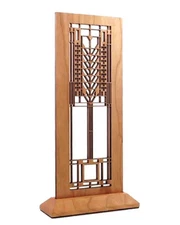 Frank Lloyd Wright Tree of Life Tabletop Decor Hardwood Mini Screen WLAC05