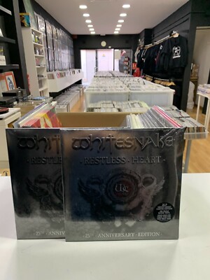 WHITESNAKE 2LP RESTLESS HEART 25 JAHRESTAG EDITION SILBER VINYL EINGESCHWEISST