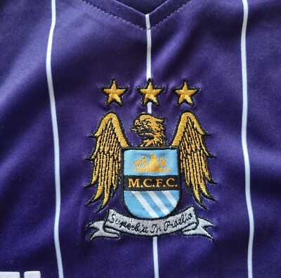 Manchester City 2007 - 2008 Away Le Coq Sportif Player Issue