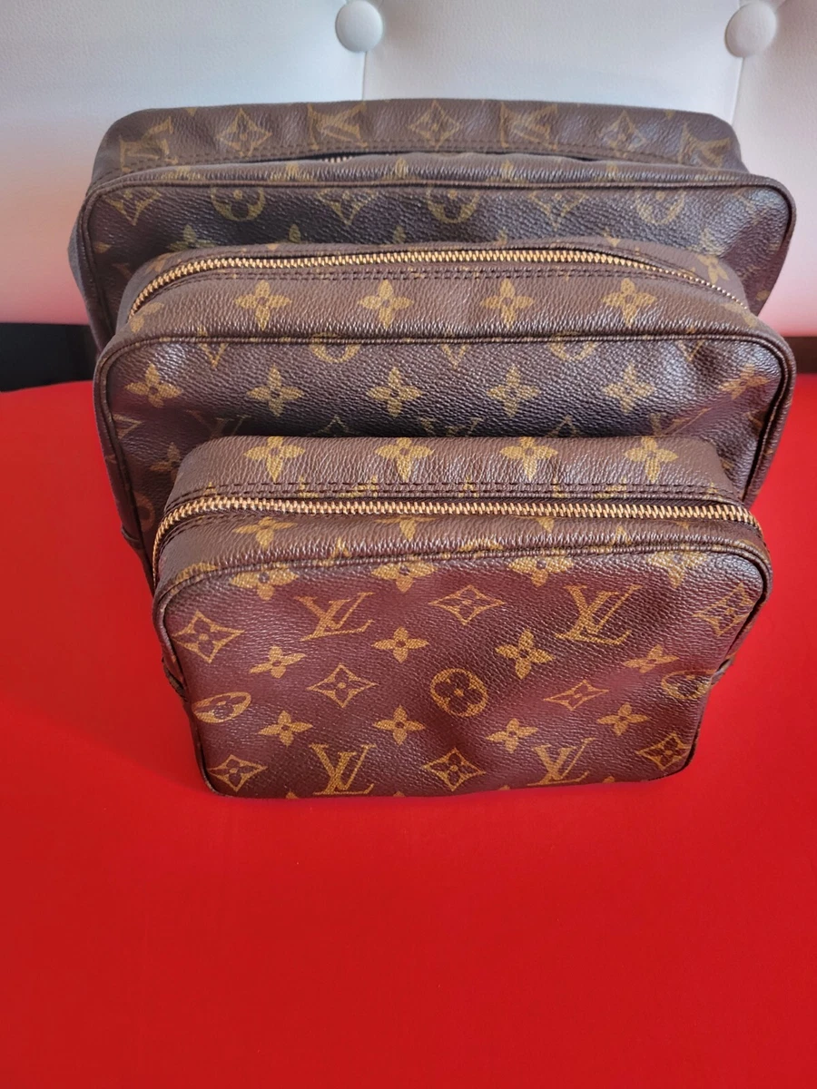 Louis Vuitton Vintage Monogram Canvas Trousse Toiletry Pouch 23 (SHF-1 –  LuxeDH