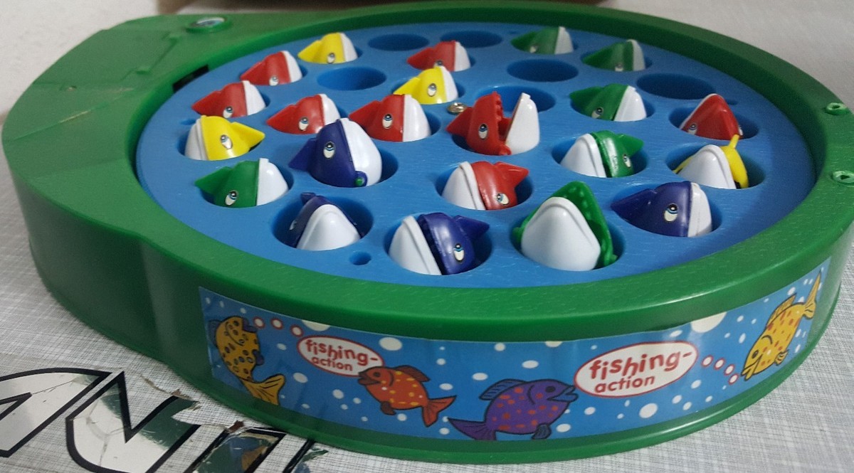 Jeu Ancien Big Fishing Action Simba - Vintage - Jeu De Pêche Action - Fabriqué En France