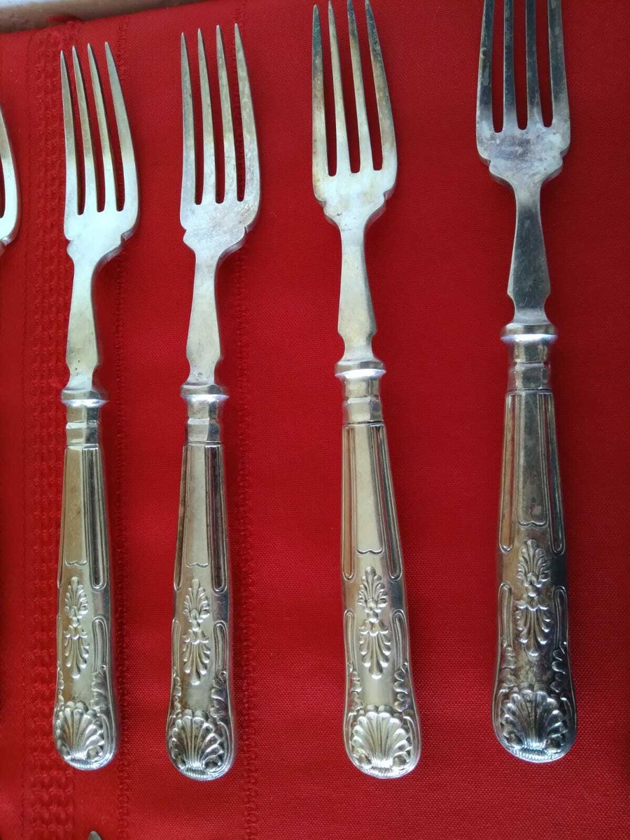 Mappin & Webb English Silver Plated Fish Knife and Fork