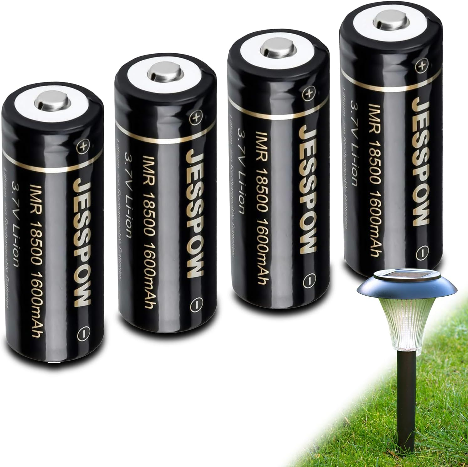18500 Rechargeable Batteries, IMR 18500 Rechargeable Li-Ion Battery 1600Mah 3.7V-image