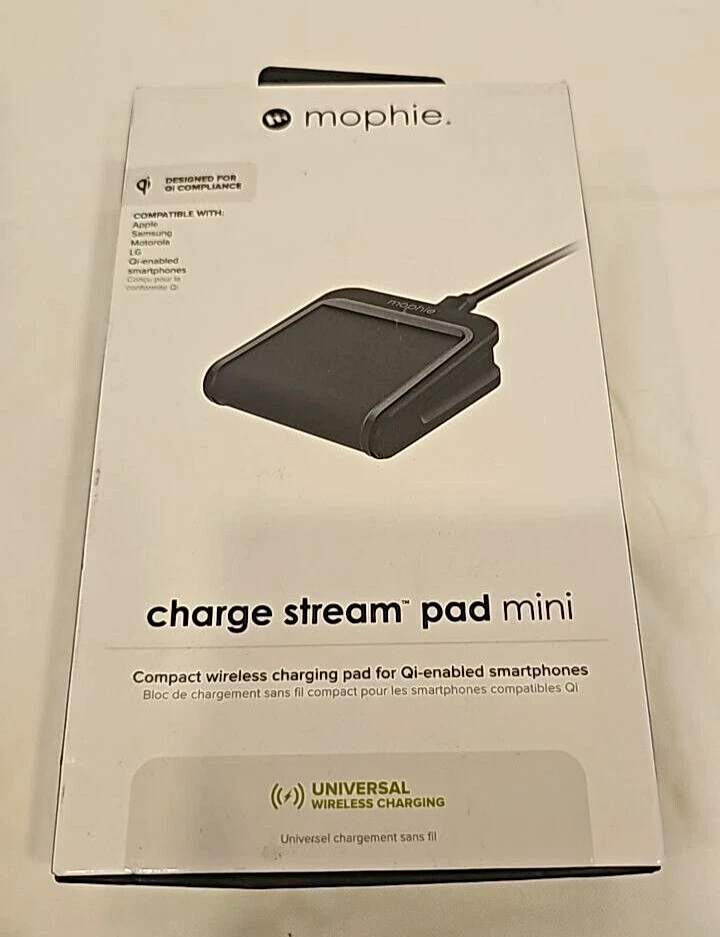 Mophie Charge Stream Mini Pad Qi Power Bank Charger for Apple iPhone Android 5W - Image 2 of 4
