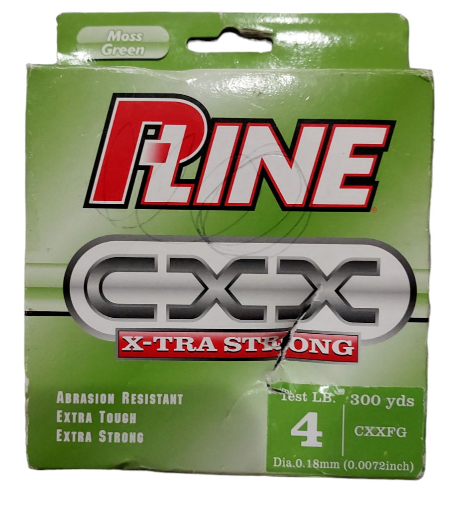 P-Line CXXFG-4 CXX X-Tra Strong Mono Filler Spool 4lb 300yd Moss