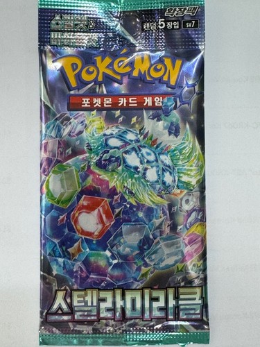 Korean Pokemon Scarlet & Violet "Stellar Miracle" sv7 Booster Pack 1pack