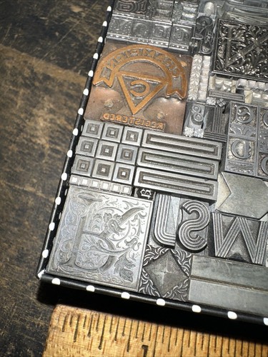 Printing Blocks “ Lead Ornamental Borders Dingbats” Variety Beautiful! #C2 - Bild 7 von 23