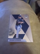 2021 Panini Mosaic Shane Bieber #80 Cleveland Guardians