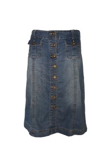 dress barn denim skirt
