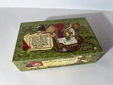 Vintage General Box Company Pencil School Box Troll Witch Elf Goblin Pixie RARE