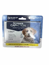 PetArmor Capaction Oral Flea Treatment for Dogs 6 TABLETS (2-25 lbs) EXP 2027+