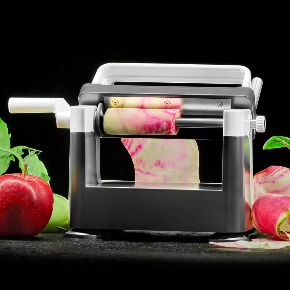 Vegetable top sheet cutter