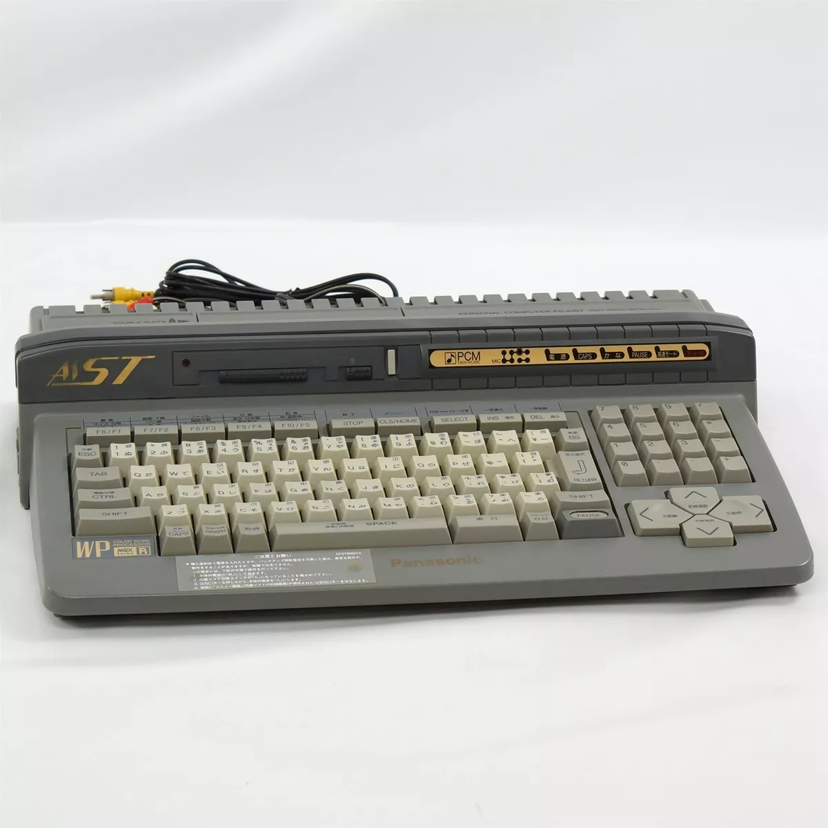 MSX Turbo R FS-A1ST Panasonic Personal Computer Tested JAPAN Game 1BNMD18192