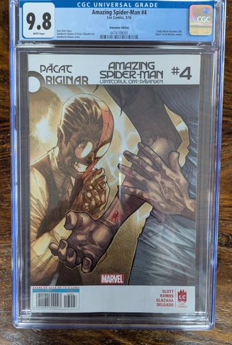 AMAZING SPIDER-MAN #4 CGC 9.8 - FIRST PRINT - SILK - Romanian / Italian Edition