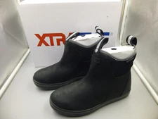 XTRATUF Men's Size 7 Leather Ankle Black Deck Boot XAL-000