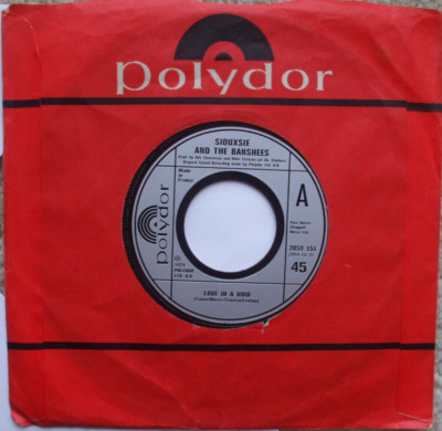 Siouxsie And The Banshees - Love Is A Void / Mittageisen - Made In France EX- 45