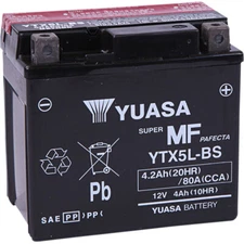 Yuasa Fresh Pack Maintenance-Free AGM Battery (YTX5L-BS) YUAM32X5B