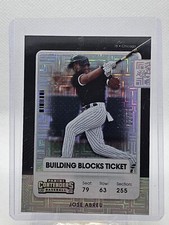 2020-21 Panini Contenders Baseball Jose Abreu Building Blocks Ticket /10