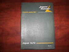 Jaguar Daimler XJ12 Interim Parts List I.P.L.11