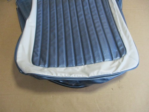 Opel Rekord Kapitän Admiral A B Sitzbezug Sitz Sitzfläche vorne blau NEU orig. - Picture 4 of 11