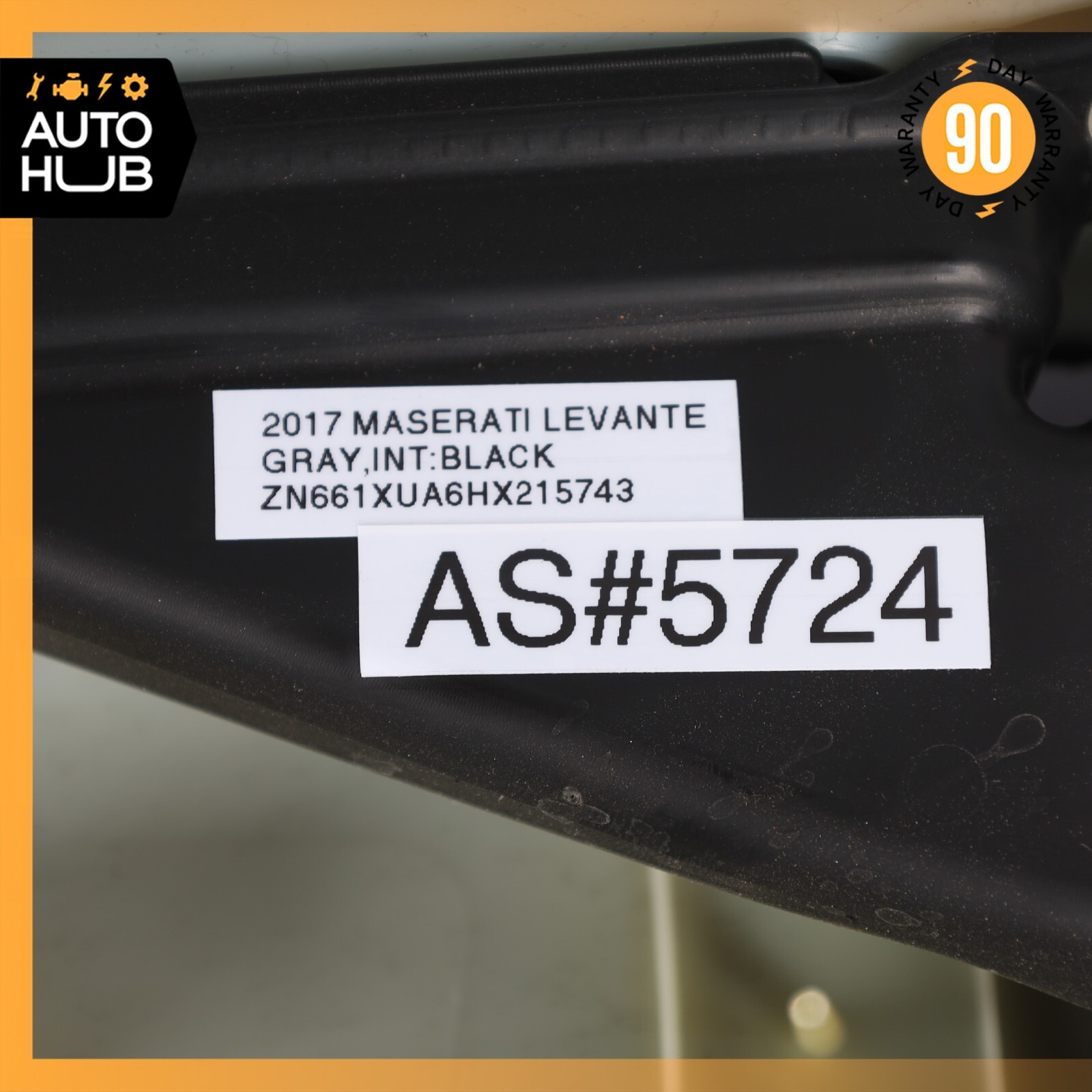 17-20 Maserati Levante M161 Front Left Side Interior Trim Panel A Pillar OEM 44k