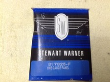 New Stewart Warner Chrome Single Guage Panel New Stewart Warner Chrome Single Guage Panel