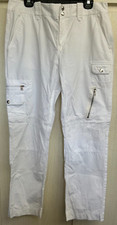 Lauren Ralph Lauren White 100 Cotton Cargo Pants 12