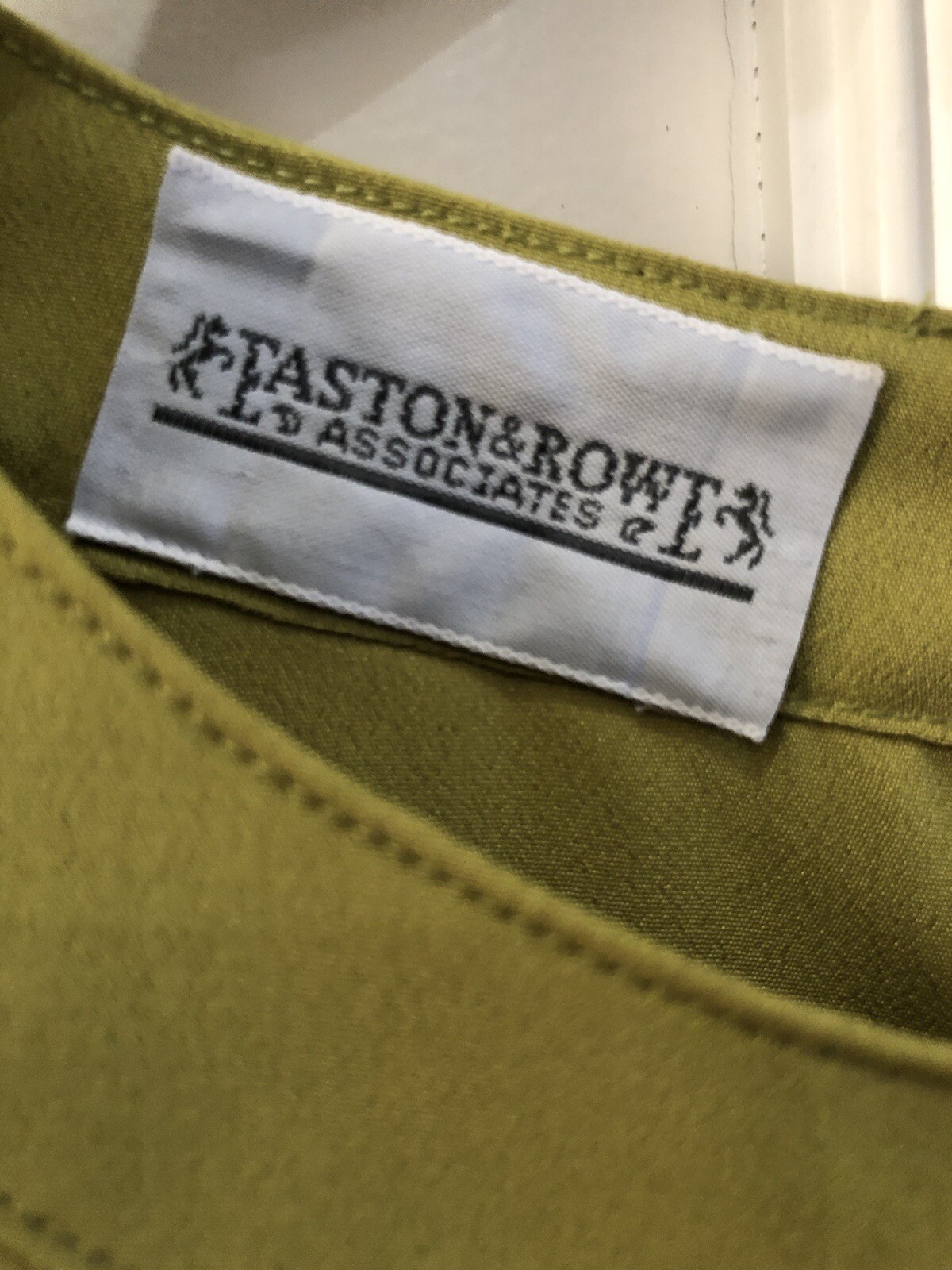 FILA Vintage Aston & Row Associates donna taglia 18 manica corta con bottoni posteriori