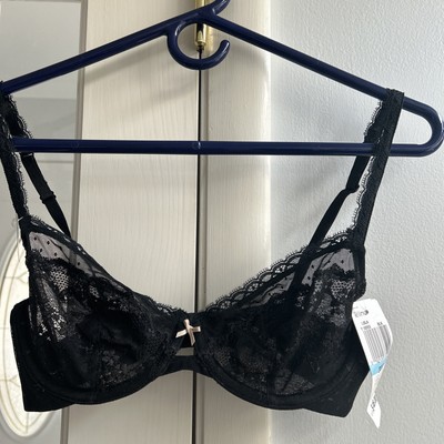 NWT Felina Sheer black lace 32C - Lola
