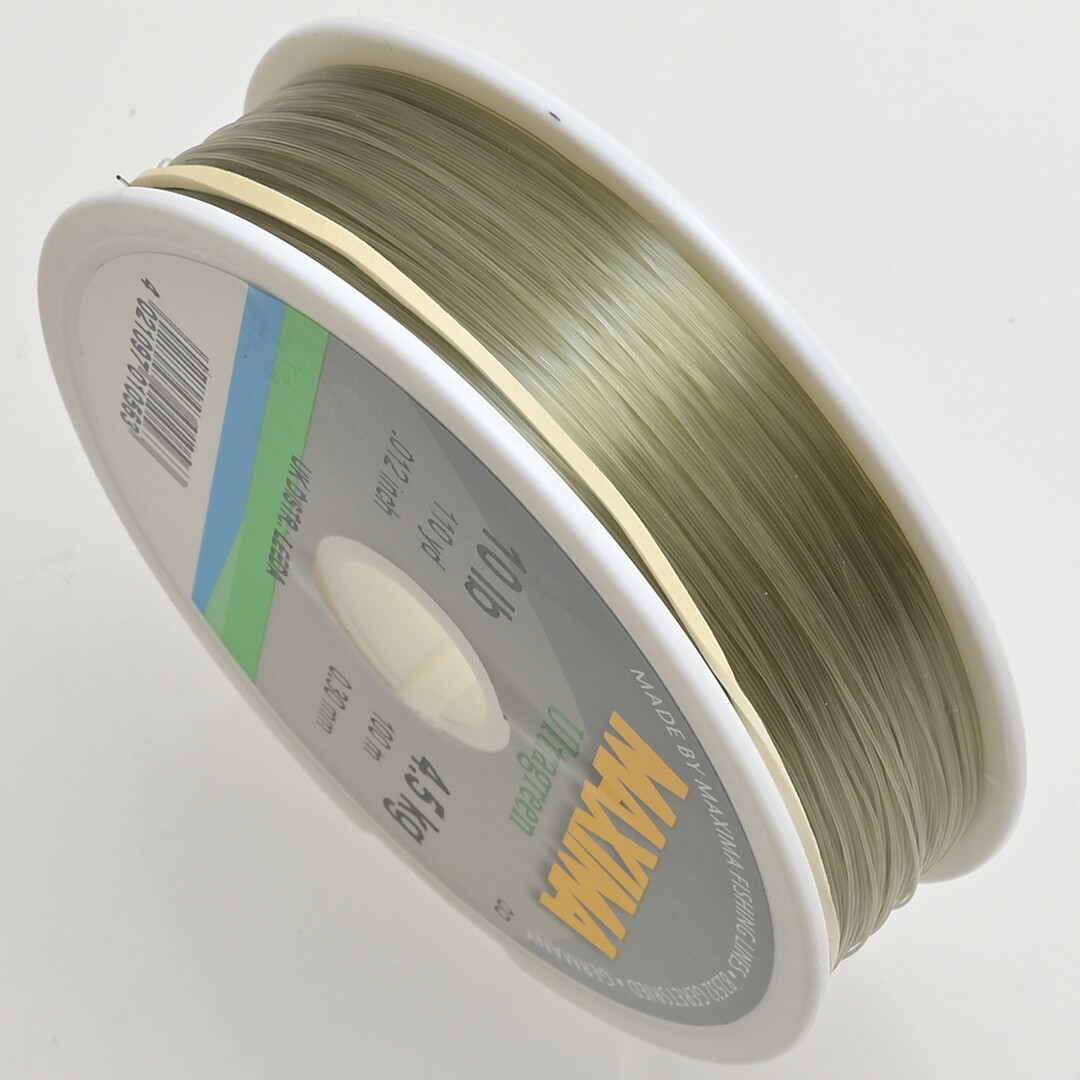 Maxima Ultra Green Fishing Line 100m Green Fly Game Leader Trout Salmon