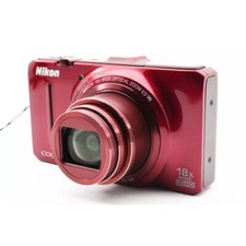 Nikon COOLPIX S9300 fotocamera digitale 16,0 MP 18x zoom ottico con accessori rosso
