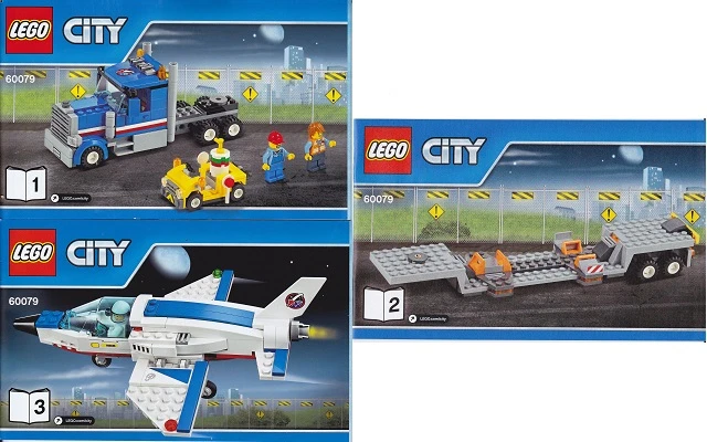 Lego 60079 city deals training jet transporter