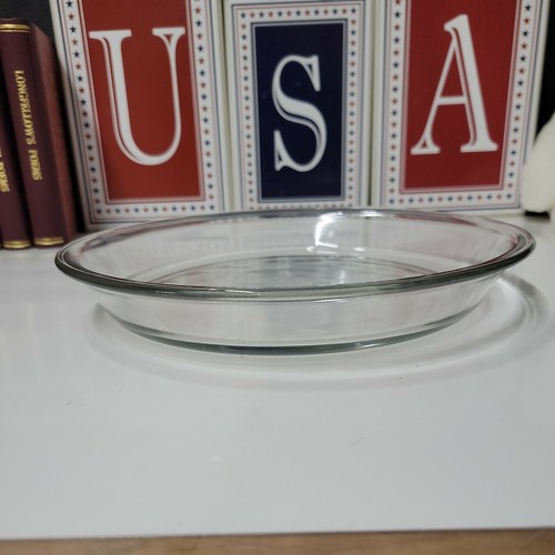 Anchor Hocking Ovenware Clear Glass Pie Plate 9" Diameter .75 Quart 1060 - Picture 3 of 3