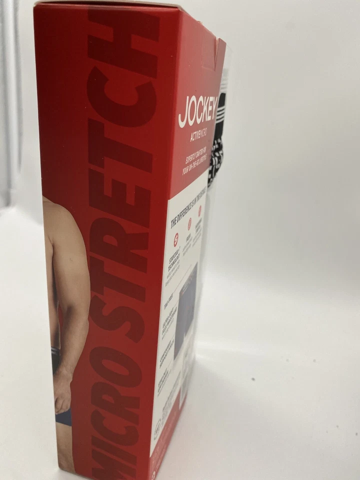 Jockey Briefs Mens Size Large Active Microfiber Stretch Midway Underwear 3Pack - Image 4 of 4