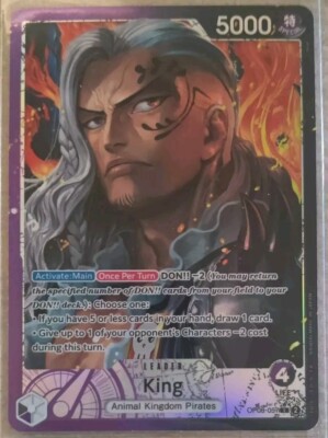 ONE PIECE Card Game King OP08-057 Parallel Two Legends English | eBay