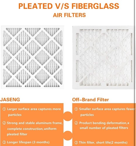 2 Pack Of 10x 10x 1 AC Furnace Air Filter, MERV 8 - Picture 6 of 10