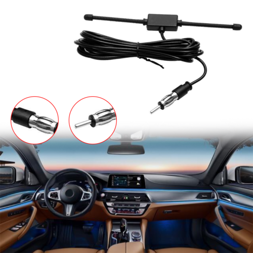 Universal Car Radio Antenna with DIN Plug Connector for Easy Connection - Picture 1 of 12