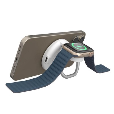 Hyper  HyperJuice HJ3310WHGL Qi2 2-in-1 Magnetischer Ladeständer