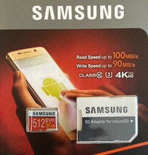 Tarjeta memoria  512 Gb Samsung SDXC CLASE 10