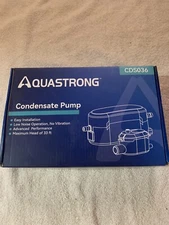 Aquastrong Mini Split HAVC Condensate Pump, 9.6 GPH, 115V/230V, Automatic Safety