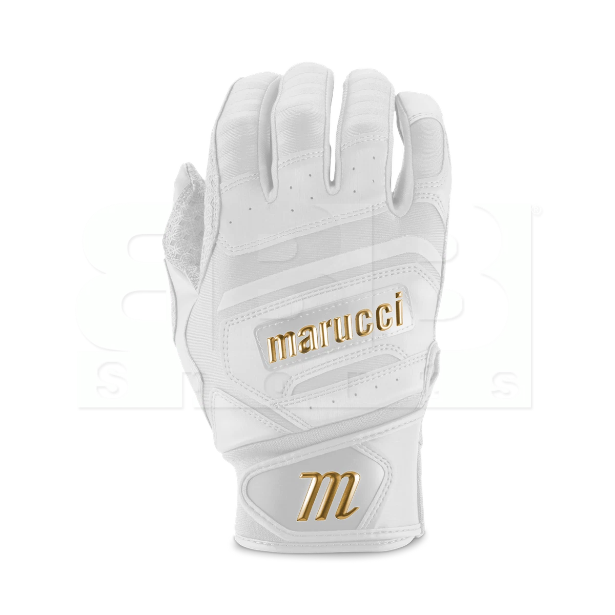 White and gold sales marucci batting gloves