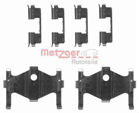 Metzger 109-1710 ZubehöRsatz, Scheibenbremsbelag FüR Hyundai KIA-image